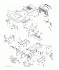 Jonsered LT2113 (96011026603) - Lawn & Garden Tractor (2010-02) Ersatzteile CHASSIS ENCLOSURES