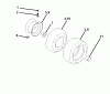 Jonsered LT2113 (96011026605) - Lawn & Garden Tractor (2010-09) Ersatzteile WHEELS TIRES
