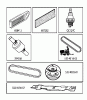 Jonsered LT2113 (96011026700) - Lawn & Garden Tractor (2008-01) Ersatzteile FREQUENTLY USED PARTS