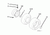 Jonsered LT2113 (96011026700) - Lawn & Garden Tractor (2008-01) Ersatzteile WHEELS TIRES