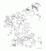 Jonsered LT2113 CM (96061022401) - Lawn & Garden Tractor (2008-06) Ersatzteile CHASSIS ENCLOSURES
