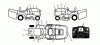 Jonsered LT2113 CM (96061022403) - Lawn & Garden Tractor (2009-08) Ersatzteile DECALS