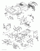 Jonsered LT2114 A (96011030201) - Lawn & Garden Tractor (2012-11) Ersatzteile CHASSIS ENCLOSURES