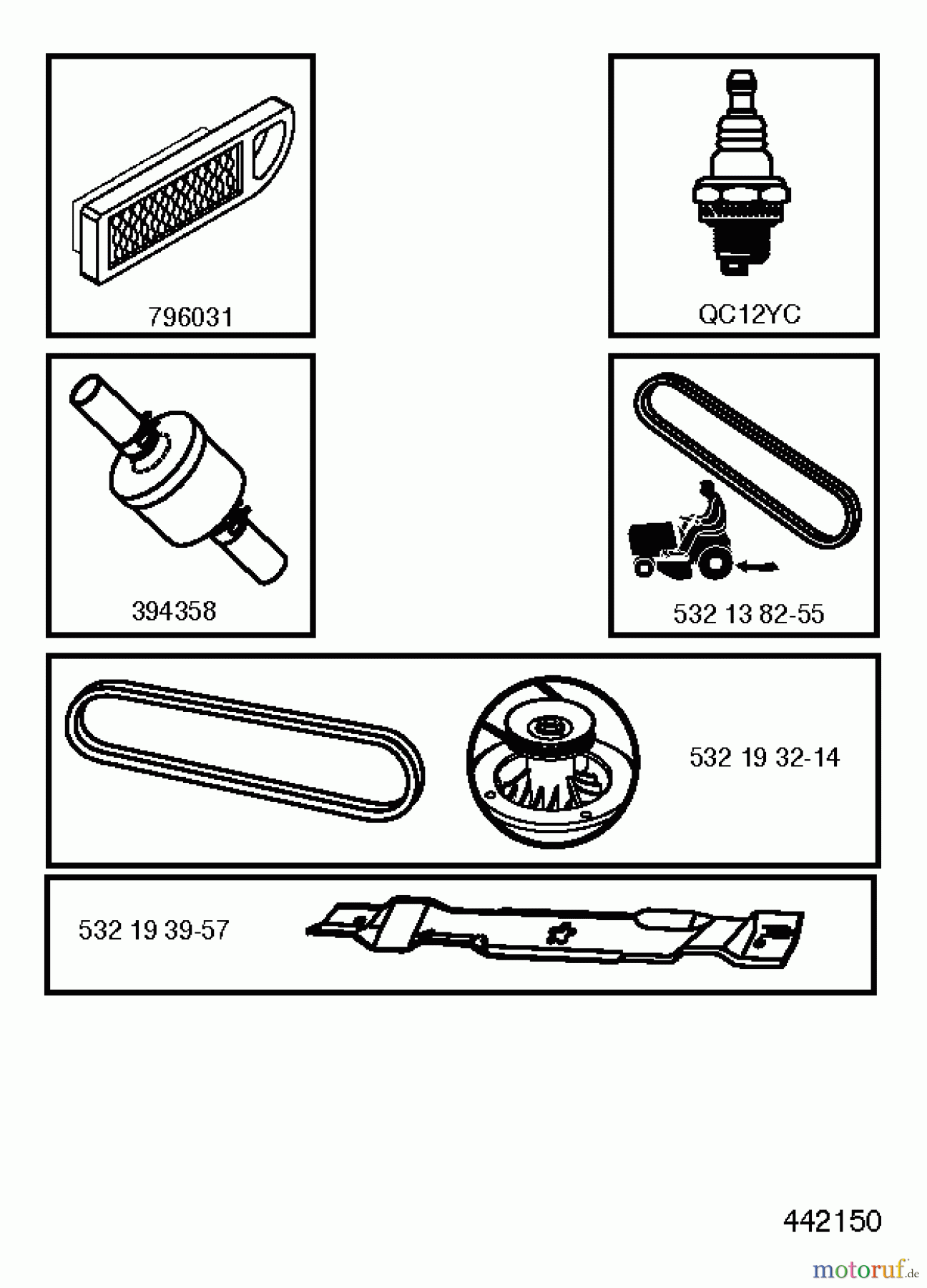 Jonsered Rasen und Garten Traktoren LT2114 (96011029301) - Jonsered Lawn & Garden Tractor (2011-02) ACCESSORIES