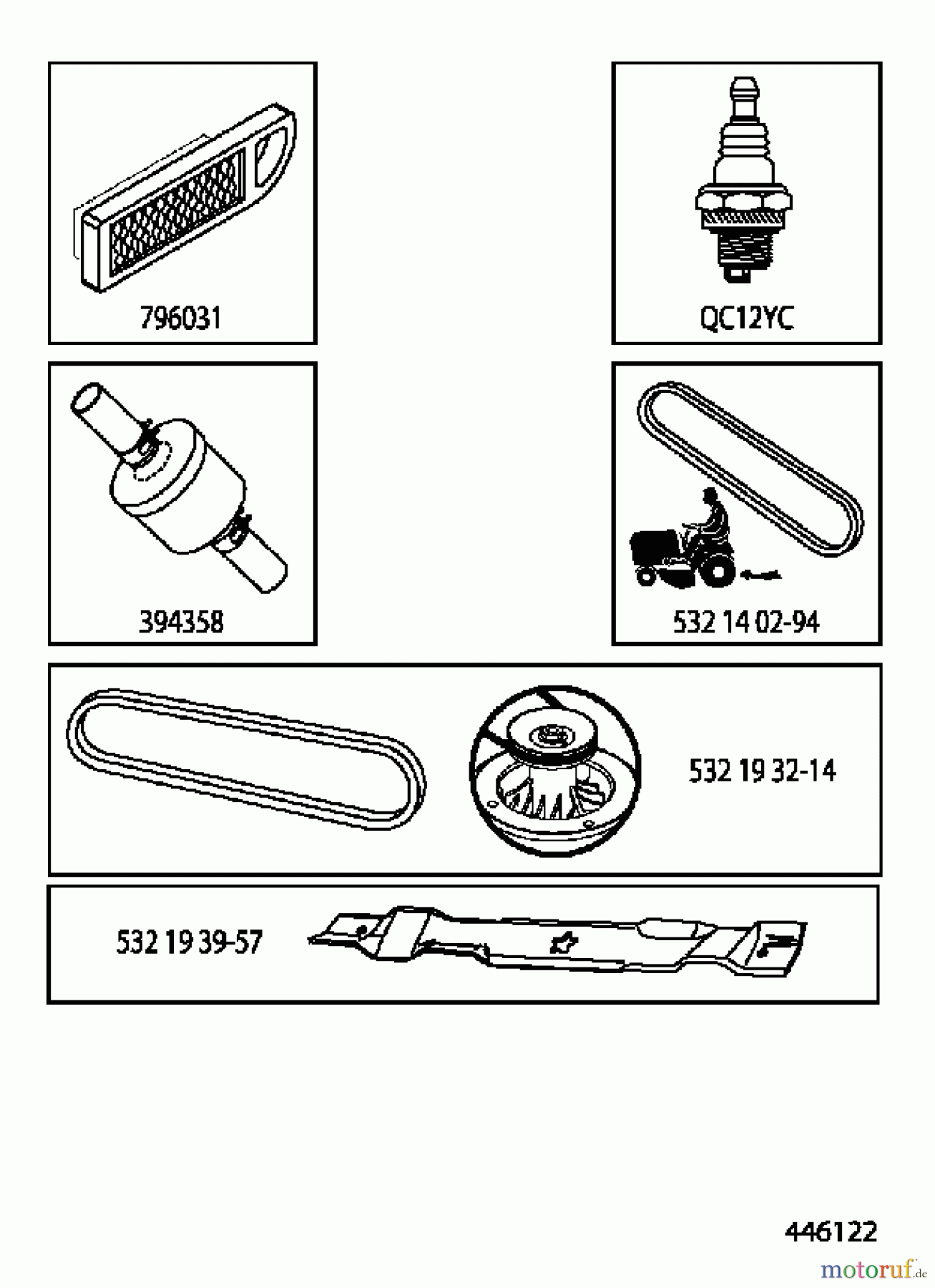 Jonsered Rasen und Garten Traktoren LT2114 A (96011030200) - Jonsered Lawn & Garden Tractor (2011-09) ACCESSORIES