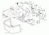 Jonsered LT2114 CA (96061032001) - Lawn & Garden Tractor (2011-09) Ersatzteile BAGGER