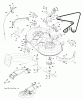 Jonsered LT2114 CA (96061032002) - Lawn & Garden Tractor (2012-08) Ersatzteile MOWER DECK / CUTTING DECK