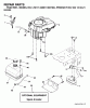 Jonsered LT2115 (96011000702) - Lawn & Garden Tractor (2005-05) Ersatzteile ENGINE CUTTING EQUIPMENT