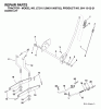 Jonsered LT2115 (96011000702) - Lawn & Garden Tractor (2005-05) Ersatzteile MOWER LIFT / DECK LIFT