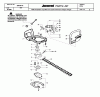 Jonsered HT25 - Hedge Trimmer (2004-01) Ersatzteile CLUTCH OIL PUMP