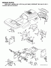 Jonsered LT2115 A (J2115AC, 954130211) - Lawn & Garden Tractor (2004-09) Ersatzteile CHASSIS ENCLOSURES