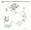 Jonsered LT2115 CM (96061008001) - Lawn & Garden Tractor (2006-04) Ersatzteile ENGINE CUTTING EQUIPMENT