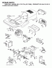 Jonsered LT2117 A (J2117AB, 954130212) - Lawn & Garden Tractor (2004-01) Ersatzteile CHASSIS ENCLOSURES