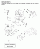 Jonsered LT2117 CMA (J2117CMAA, 954130093) - Lawn & Garden Tractor (2003-01) Ersatzteile ENGINE CUTTING EQUIPMENT