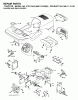 Jonsered LT2118 A2 (96011012800) - Lawn & Garden Tractor (2006-02) Ersatzteile CHASSIS ENCLOSURES