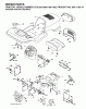 Jonsered LT2122 A (96011001100) - Lawn & Garden Tractor (2005-01) Ersatzteile CHASSIS ENCLOSURES