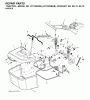 Jonsered LT2122 CMA (J2122CMAB, 954130218) - Lawn & Garden Tractor (2004-06) Ersatzteile BAGGER