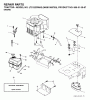 Jonsered LT2122 CMA2 (96061008700) - Lawn & Garden Tractor (2006-04) Ersatzteile ENGINE CUTTING EQUIPMENT