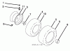 Jonsered LT2213 C (96051000902) - Lawn & Garden Tractor (2012-08) Ersatzteile WHEELS TIRES