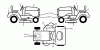 Jonsered LT2213 (96041008700) - Lawn & Garden Tractor (2009-01) Ersatzteile DECALS