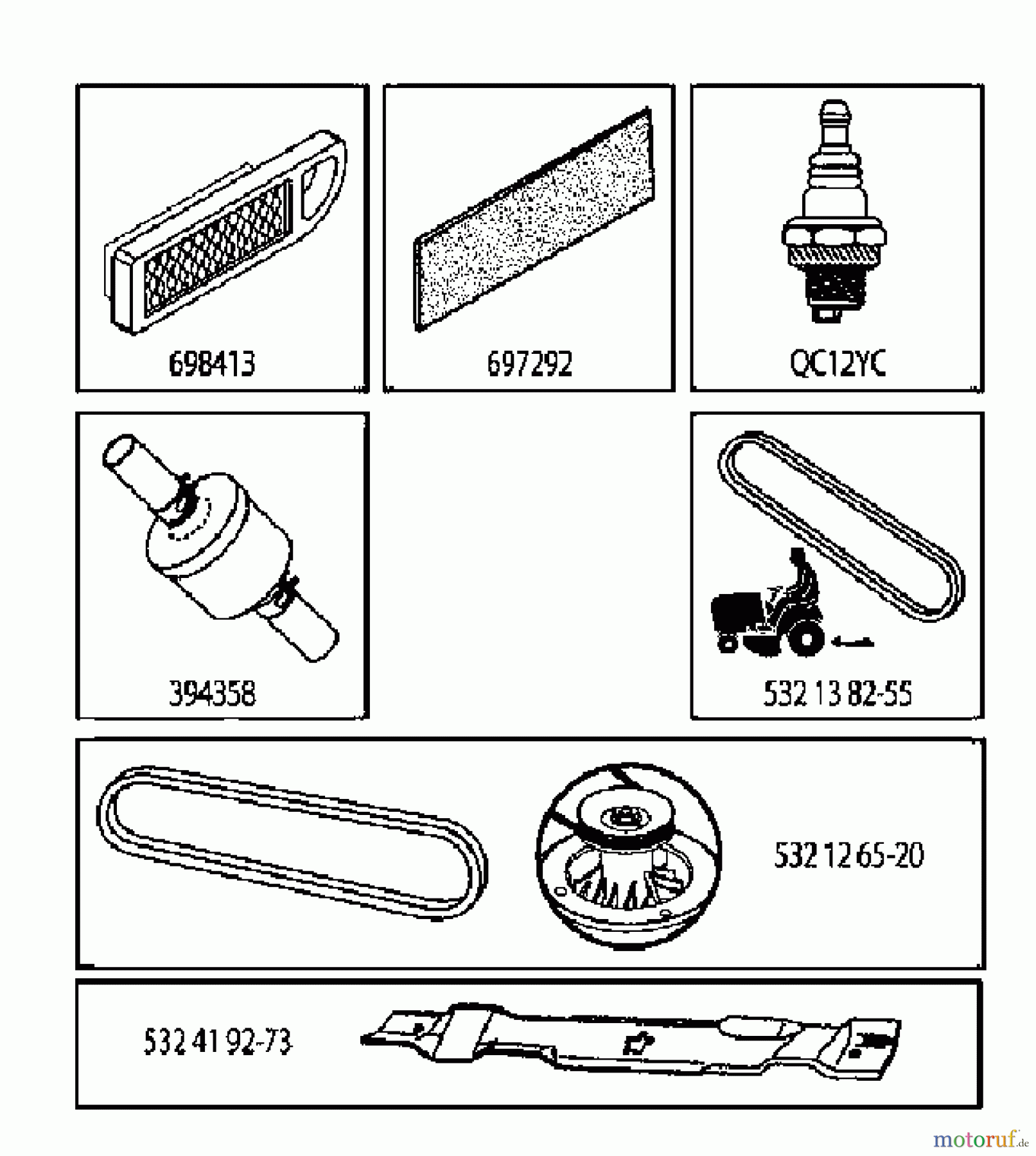  Jonsered Rasen  und Garten Traktoren LT2213 (96041008700) - Jonsered Lawn & Garden Tractor (2009-01) FREQUENTLY USED PARTS