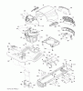 Jonsered LT2213 (96041008703) - Lawn & Garden Tractor (2012-08) Ersatzteile CHASSIS ENCLOSURES
