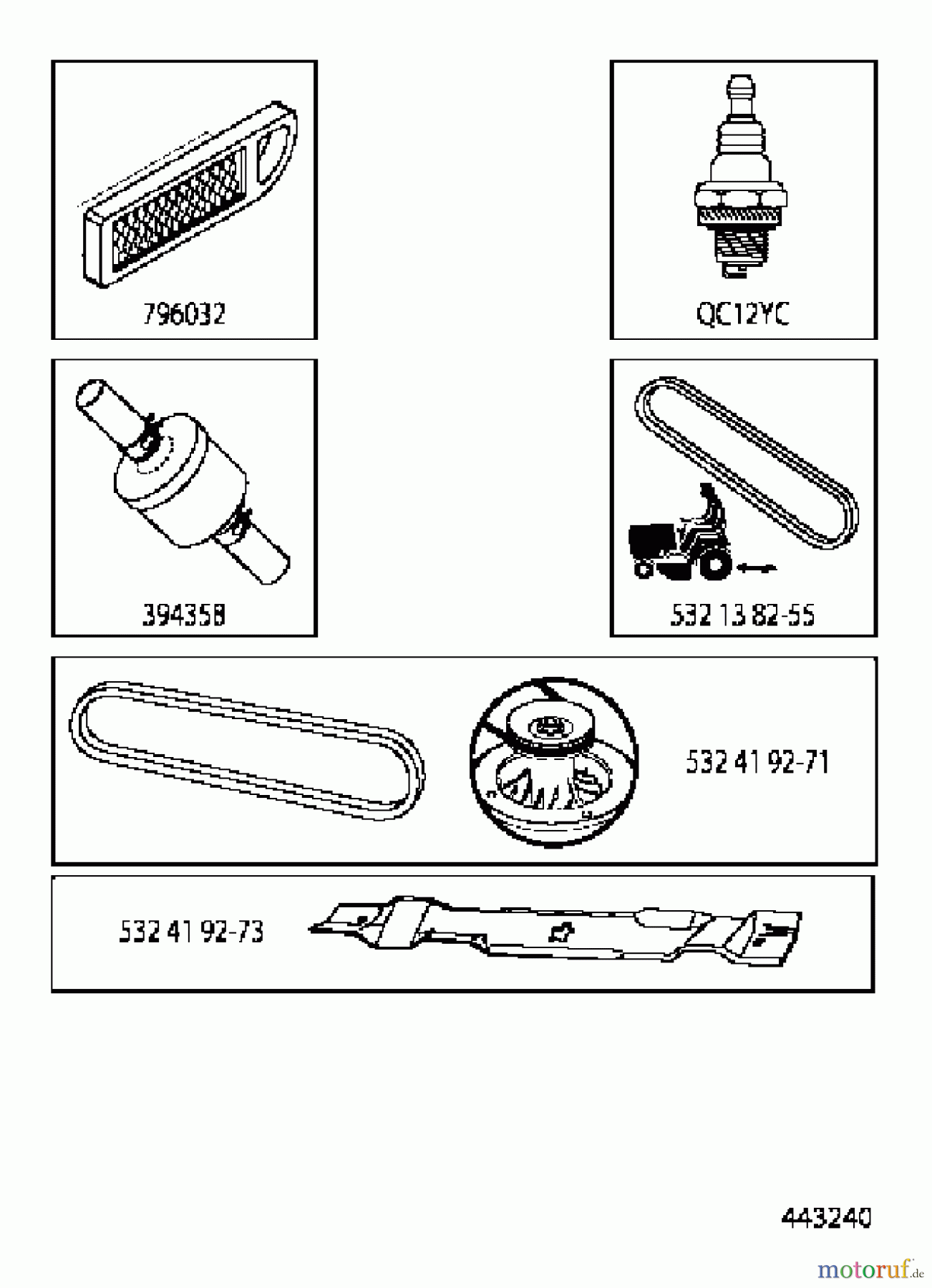 Jonsered Rasen und Garten Traktoren LT2213 (96041008704) - Jonsered Lawn & Garden Tractor (2011-07) FREQUENTLY USED PARTS