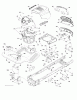 Jonsered LT2213 A (96041015403) - Lawn & Garden Tractor (2012-08) Ersatzteile CHASSIS ENCLOSURES