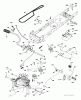Jonsered LT2213 A (96041015403) - Lawn & Garden Tractor (2012-08) Ersatzteile DRIVE