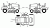 Jonsered LT2213 A (96041015404) - Lawn & Garden Tractor (2013-05) Ersatzteile DECALS