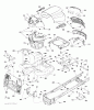 Jonsered LT2213 C (96051000901) - Lawn & Garden Tractor (2011-08) Ersatzteile CHASSIS ENCLOSURES