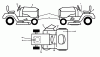Jonsered LT2213 C (96051000902) - Lawn & Garden Tractor (2012-08) Ersatzteile DECALS