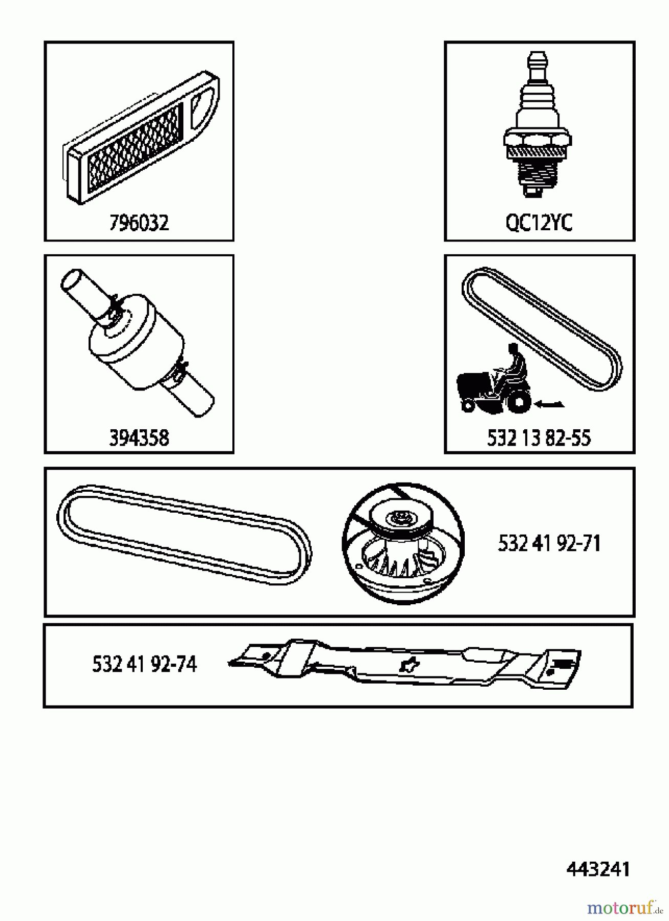 Jonsered Rasen und Garten Traktoren LT2213 C (96051001801) - Jonsered Lawn & Garden Tractor (2011-08) FREQUENTLY USED PARTS
