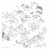 Jonsered LT2213 C (96051001803) - Lawn & Garden Tractor (2013-05) Ersatzteile CHASSIS ENCLOSURES