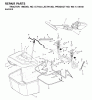 Jonsered ICT13A (JICTH13D, 954130040) - Lawn & Garden Tractor (2001-02) Ersatzteile BAGGER