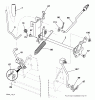 Jonsered LT2213 CA (96041008200) - Lawn & Garden Tractor (2009-01) Ersatzteile MOWER LIFT / DECK LIFT