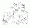 Jonsered LT2213 CA (96041009000) - Lawn & Garden Tractor (2009-01) Ersatzteile CHASSIS ENCLOSURES