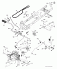 Jonsered LT2213 CA (96051001004) - Lawn & Garden Tractor (2013-05) Ersatzteile DRIVE