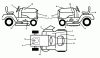 Jonsered LT2213 CA (96051001900) - Lawn & Garden Tractor (2010-11) Ersatzteile DECALS