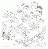 Jonsered LT2213 CA (96051001903) - Lawn & Garden Tractor (2012-08) Ersatzteile CHASSIS ENCLOSURES