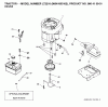 Jonsered LT2216 (96041003102) - Lawn & Garden Tractor (2007-02) Ersatzteile ENGINE