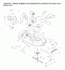 Jonsered LT2216 (96041003102) - Lawn & Garden Tractor (2007-02) Ersatzteile MOWER DECK / CUTTING DECK