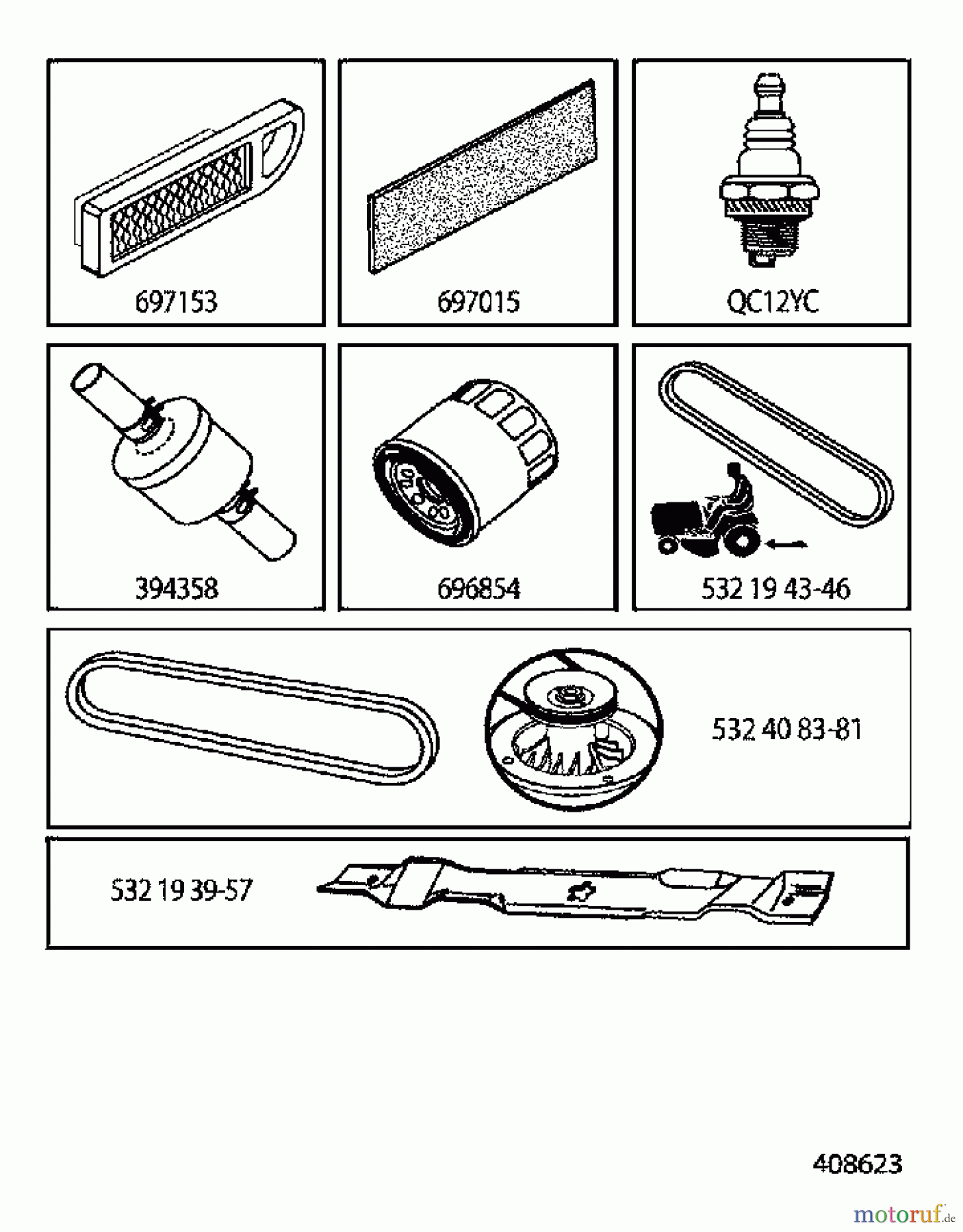 Jonsered Rasen und Garten Traktoren LT2216 (96041010102) - Jonsered Lawn & Garden Tractor (2010-03) ACCESSORIES