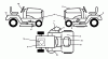 Jonsered LT2216 (96041010103) - Lawn & Garden Tractor (2010-10) Ersatzteile DECALS