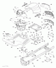 Jonsered LT2216 (96041010105) - Lawn & Garden Tractor (2011-07) Ersatzteile CHASSIS ENCLOSURES
