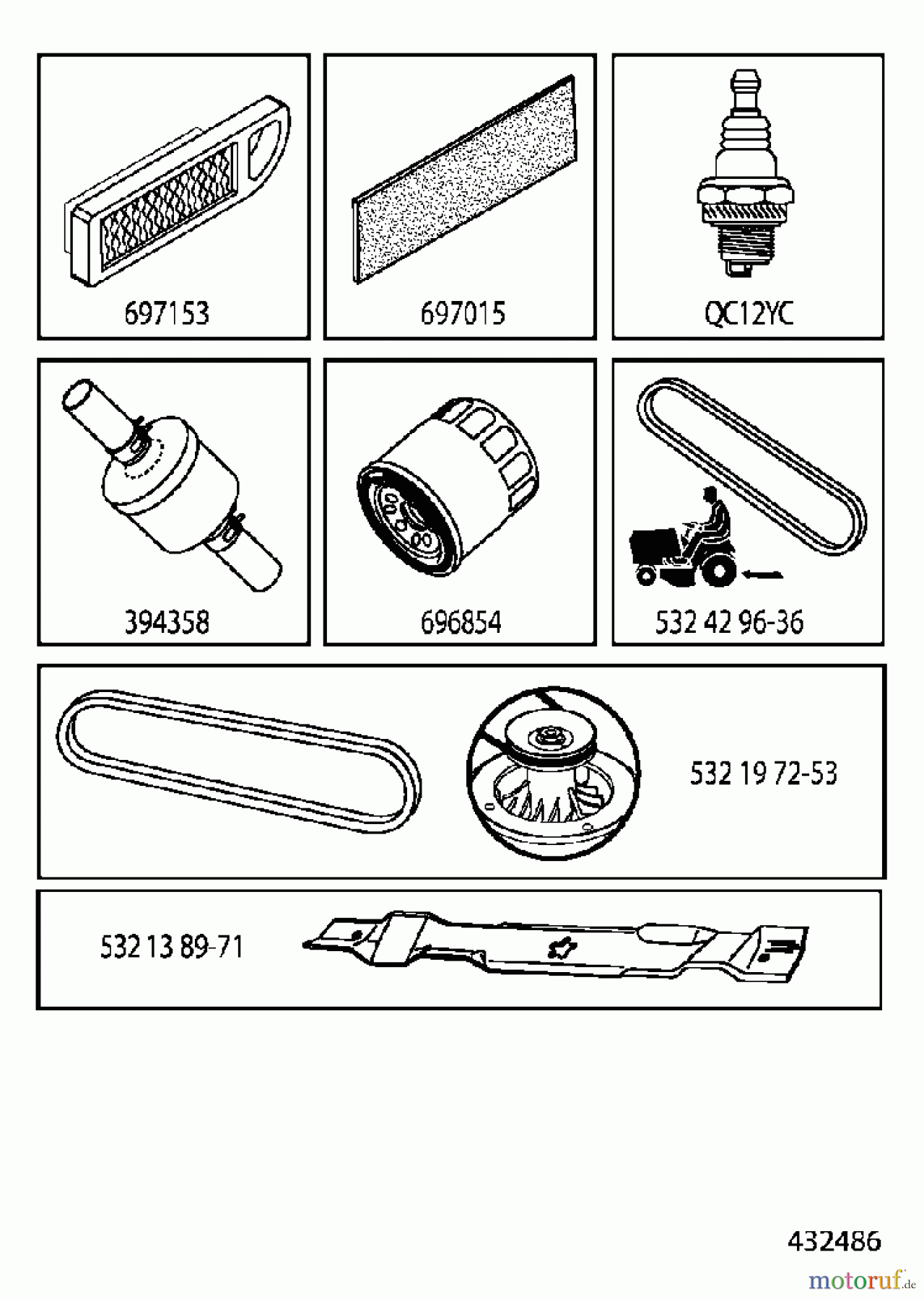  Jonsered Rasen  und Garten Traktoren LT2216 (96041011201) - Jonsered Lawn & Garden Tractor (2010-01) ACCESSORIES