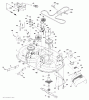 Jonsered LT2216 (96041011203) - Lawn & Garden Tractor (2011-02) Ersatzteile MOWER DECK / CUTTING DECK