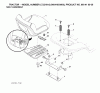 Jonsered LT2216 A2 (96041003800) - Lawn & Garden Tractor (2007-04) Ersatzteile SEAT