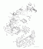 Jonsered LT2216 A2 (96041018100) - Lawn & Garden Tractor (2010-02) Ersatzteile CHASSIS ENCLOSURES