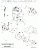 Jonsered LT2216 CM (96061019402) - Lawn & Garden Tractor (2007-05) Ersatzteile ENGINE